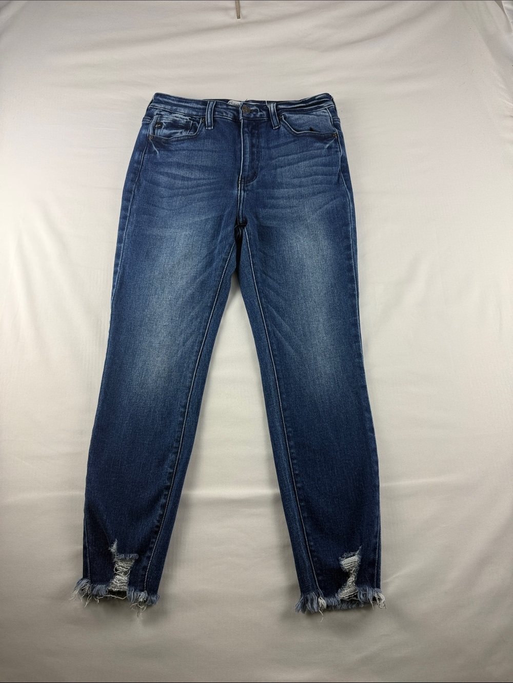KanCan Skinny Ankle Jeans Distressed Raw Hem Women's Size 28